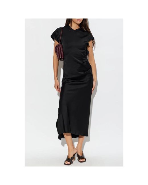 Victoria Beckham Black Midi Dresses