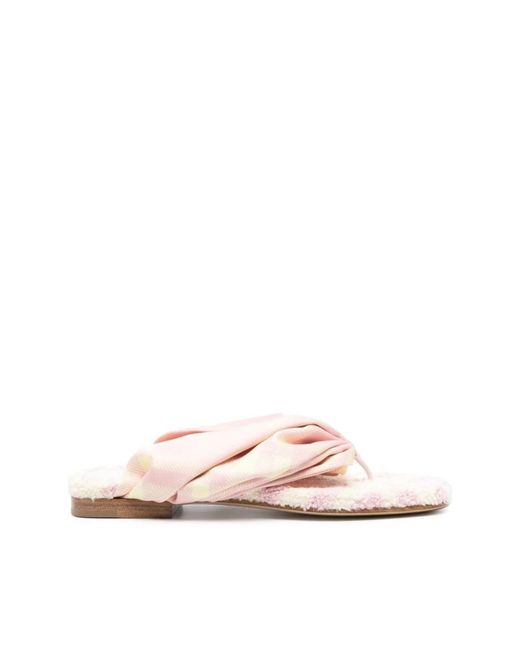 Burberry Pink Flip Flops