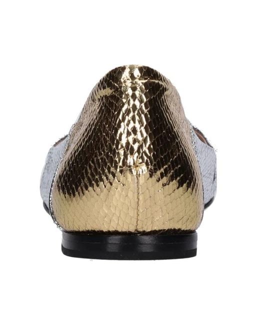 Fabi Brown Ballerina Shoes