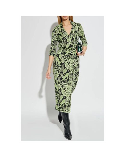 Midi Dresses di Diane von Furstenberg in Green