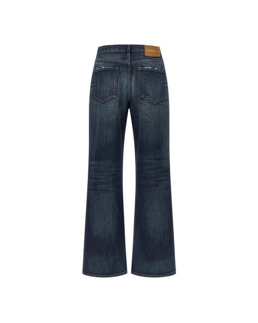 Haikure Blue Wide Jeans