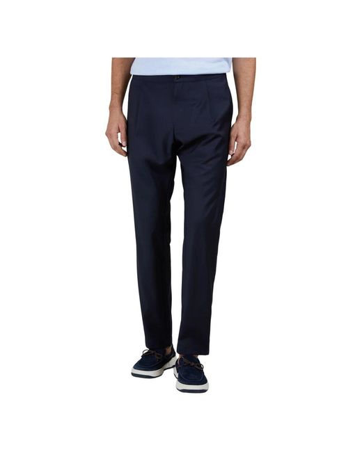 Slim-Fit Trousers Paul & Shark de hombre de color Blue