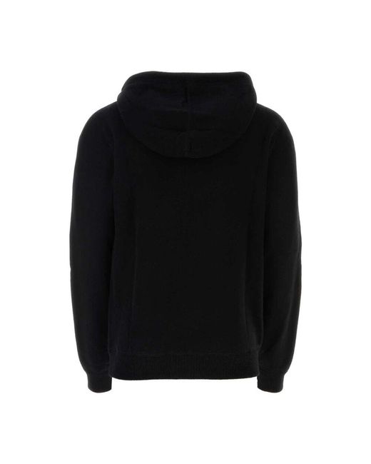 Dolce & Gabbana Schwarzer wollmisch-sweatshirt in Black für Herren