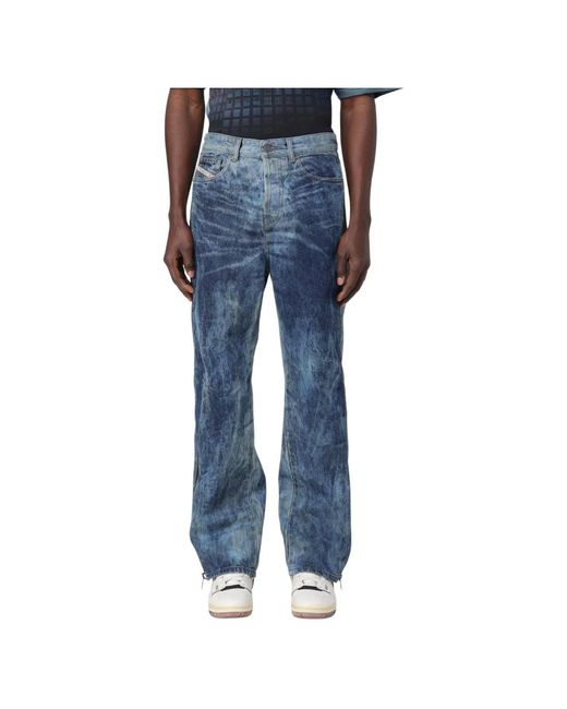 Jeans in denim classici per l'uso quotidiano di DIESEL in Blue da Uomo