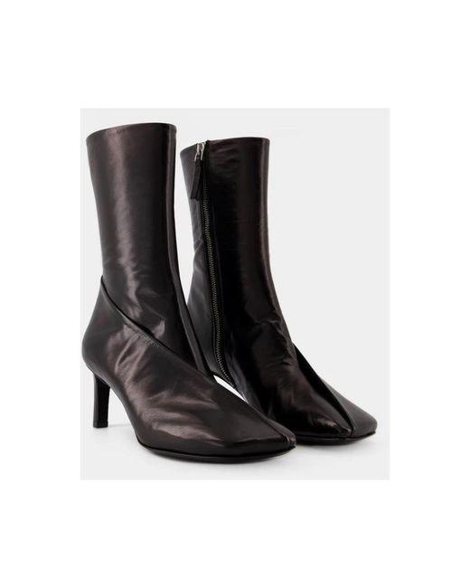 Jil Sander Black Heeled Boots