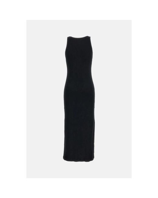 Maison Kitsuné Black Midi Dresses