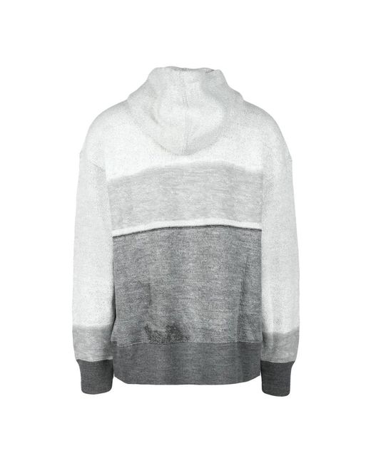 Palm Angels Gray Hoodies for men