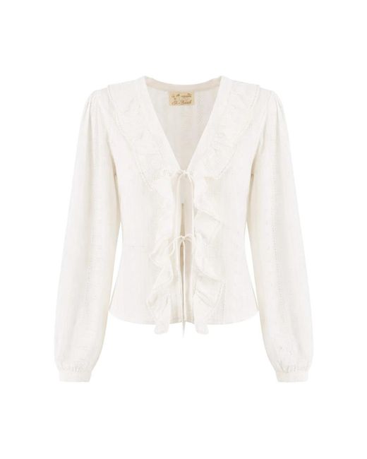 Mc2 Saint Barth White Blouses