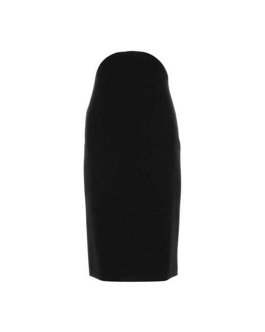 Jil Sander Black Pencil Skirts
