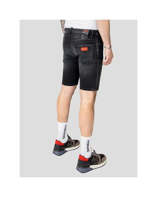 My Brand Blue Denim Shorts for men