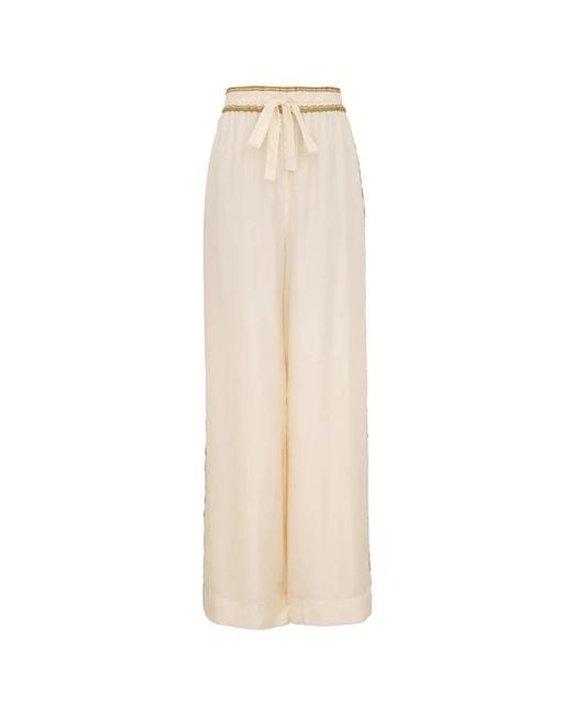 Zimmermann Natural Wide Trousers