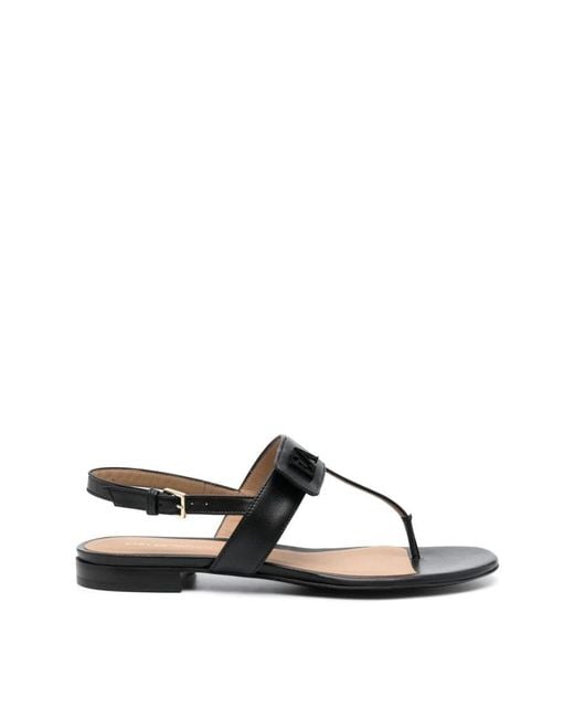 Emporio Armani Brown Flat Sandals