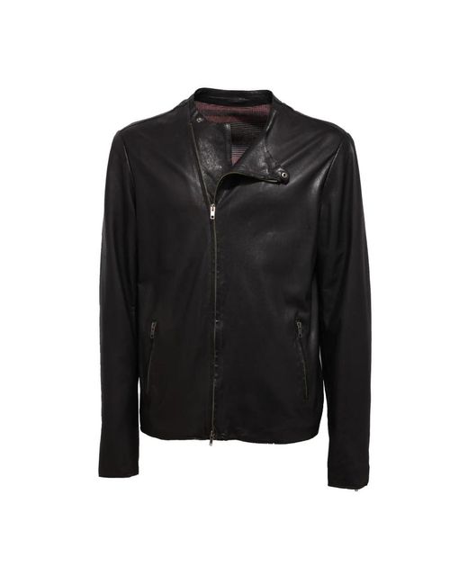 S.w.o.r.d 6.6.44 Black Leather Jackets for men