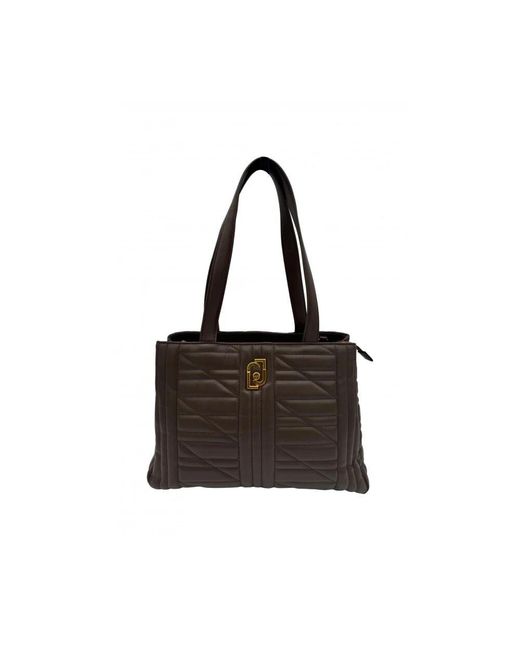 Liu Jo Black Eco-Leder Tote Bag Achala