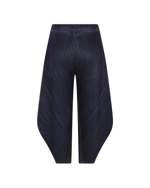 Issey Miyake Blue Wide Trousers