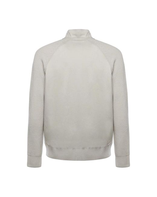 Zip-Throughs Eleventy de hombre de color Gray