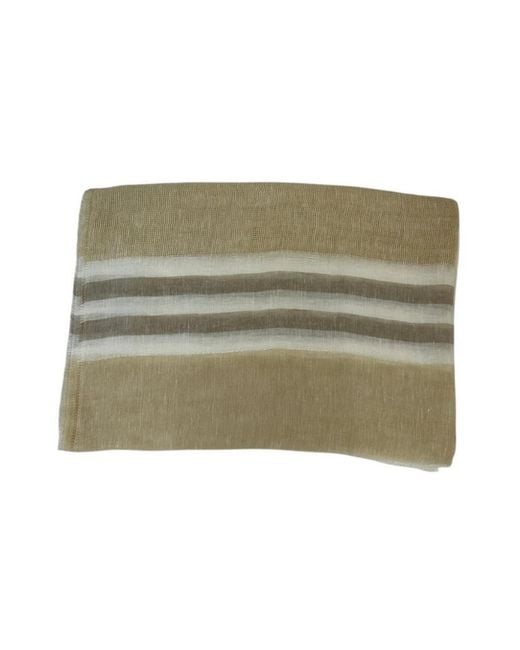 D.exterior Accessoires ,Polyester Gestreepte Lurex Sjaal in het Green