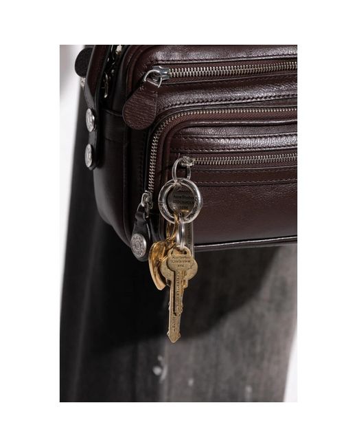 Acne Keyring in het Gray