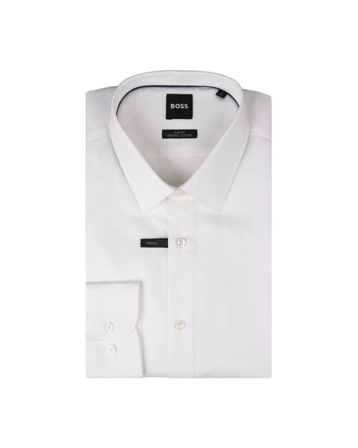 HUGO White Formal Shirts for men