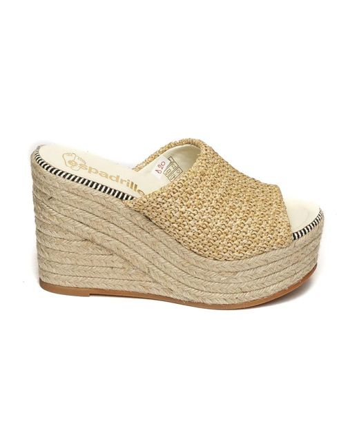 Wedges Espadrilles en coloris Natural