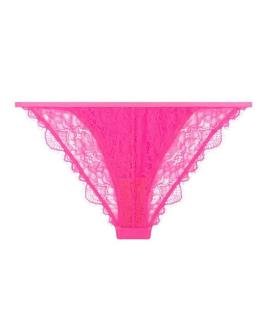 LoveStories Badmode ,Roze ,Katoen Wild Rose Kant Slip in het Pink