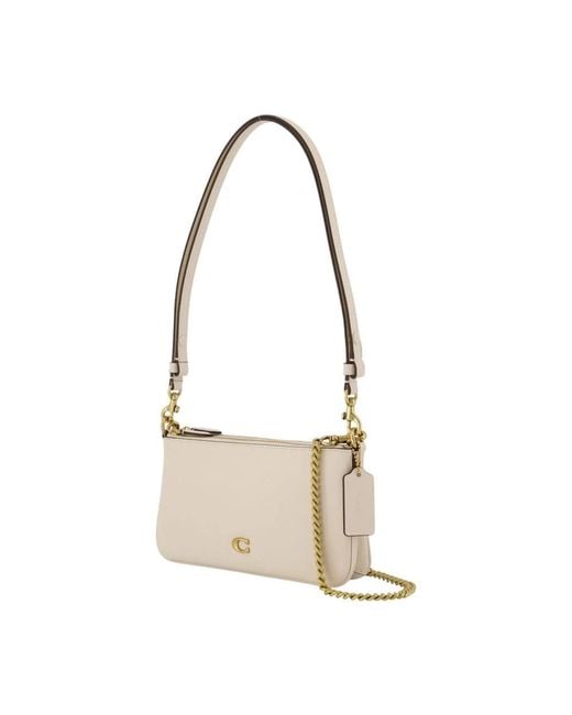 COACH Natural Shoulder Bags