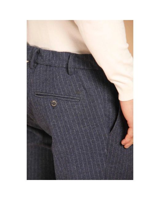 Mason's City string chino jogger hose in Blue für Herren