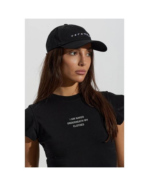 Caps di Vetements in Black