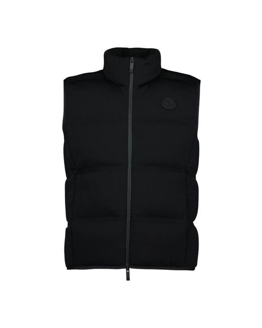 Moncler Black Waistcoats