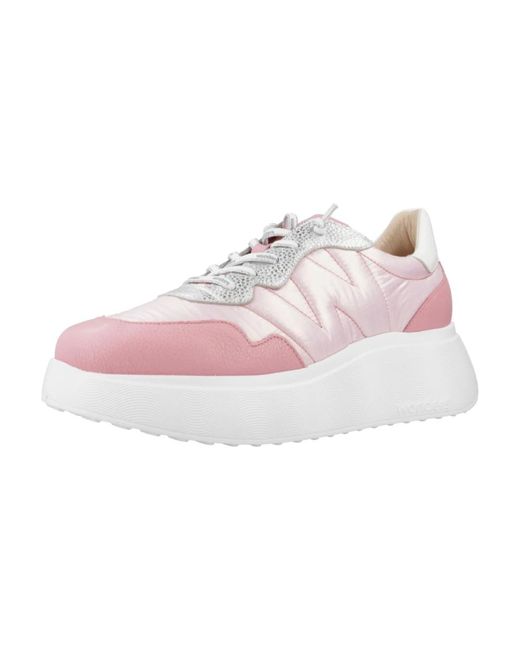Wonders Pink Stilvolle wild sneakers
