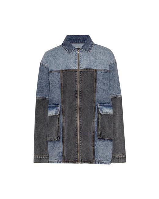 ROTATE BIRGER CHRISTENSEN Blue Denim Jackets