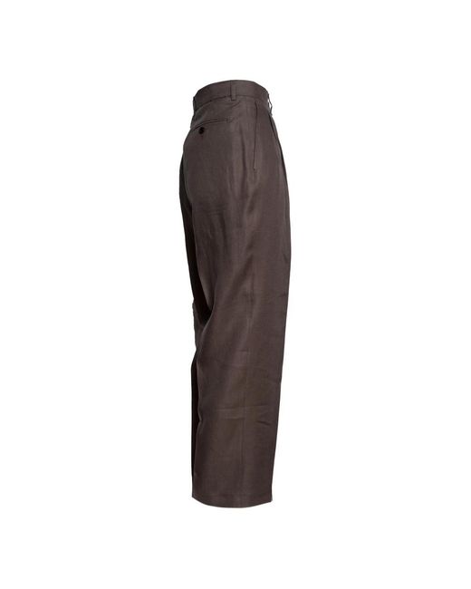 Gabriele Pasini Gray Slim-Fit Trousers for men