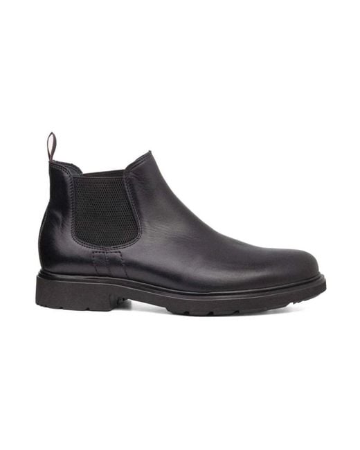 Callaghan Black Chelsea Boots for men