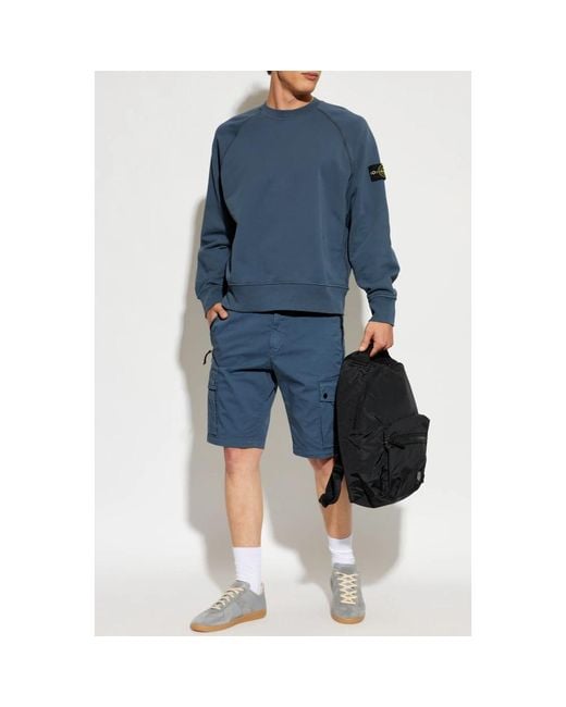 Stone Island Blue Sweatshirts for men