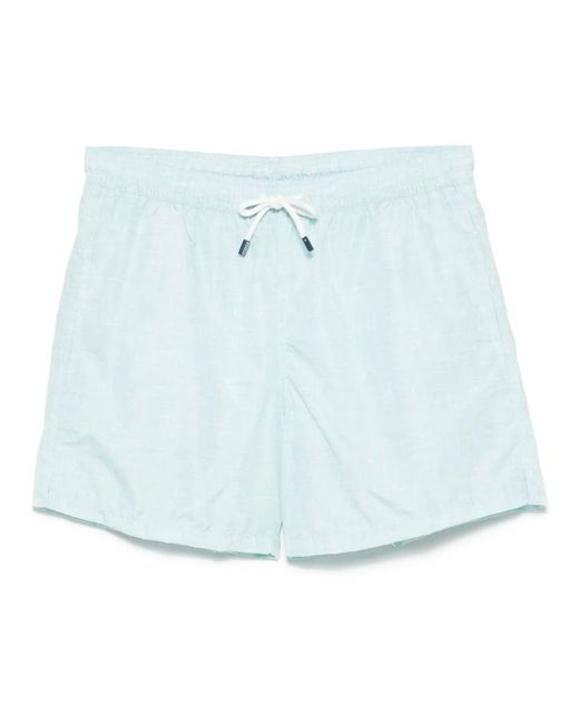 Fedeli Polyester badehose mit elastischem gürtel in Blue für Herren