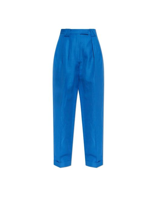 Versace Geplooide Broek in het Blue