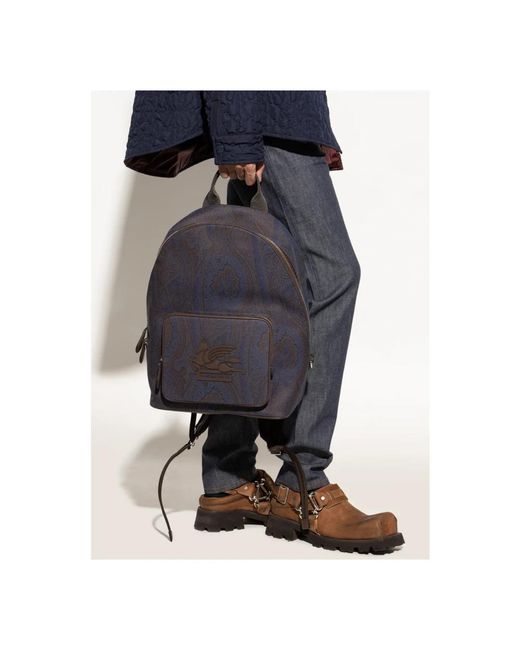 Backpacks di Etro in Blue da Uomo