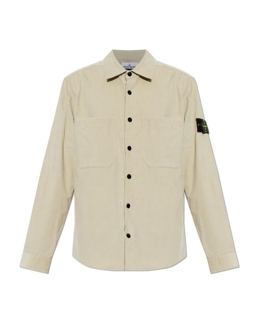 Stone Island Natural Casual Shirts for men