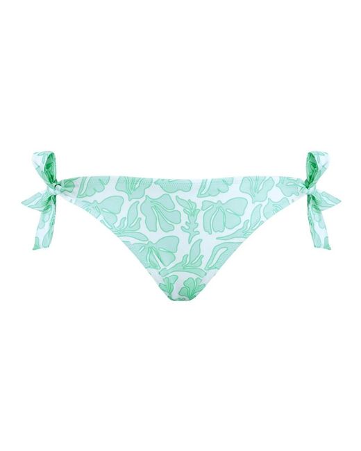 Vilebrequin Side Tie Bikini Bottom Seashells in het Blue