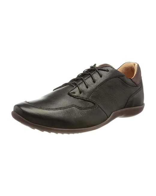 Think! Schwarzer Schnürschuh in Brown für Herren
