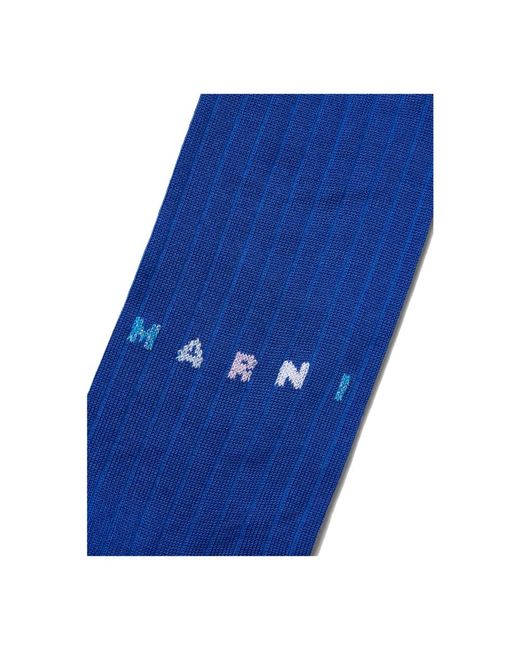 Marni Blue Socks for men