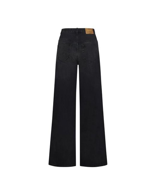 Isabel Marant Black Wide Jeans