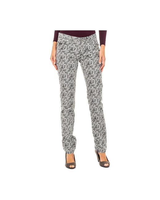 Straight Trousers di La Martina in Gray