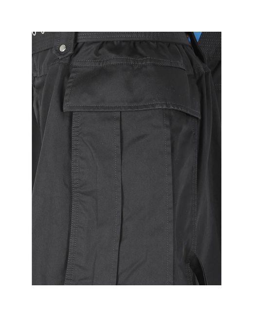 McQueen Black Casual Shorts