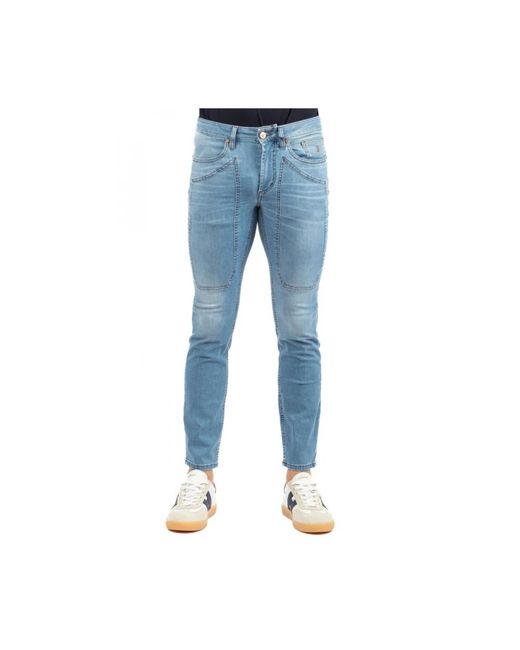 Jeckerson Blue Slim-Fit Jeans for men
