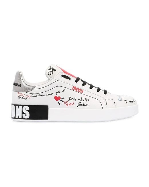 Dolce & Gabbana White Sneakers
