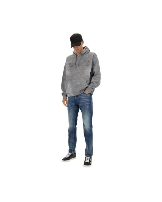 DSquared² Gray Hoodies for men