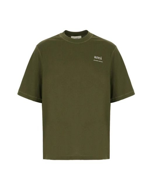 AMI Green T-Shirts for men