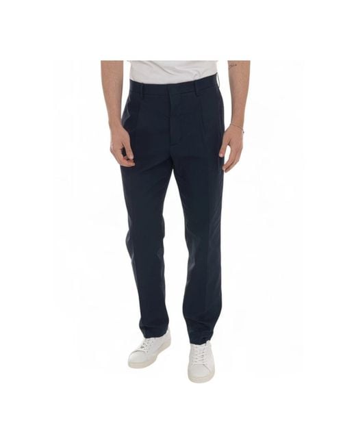 hindustrie Blue Suit Trousers for men