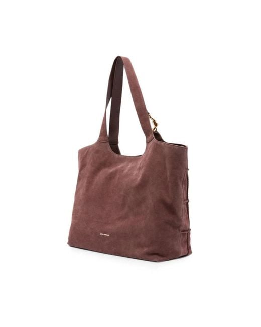 Coccinelle Red Shopping Bags